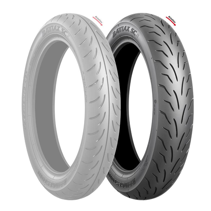BRIDGESTONE120/70-14M/C 55P　BATTLAX SCリア ブリヂストン BATTLAX SC 120/70-14 (バイク用タイヤ) 価格比較