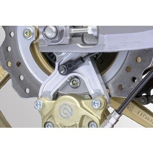 OVER RACING リアキャリパーサポート シルバー OVER（オーバー