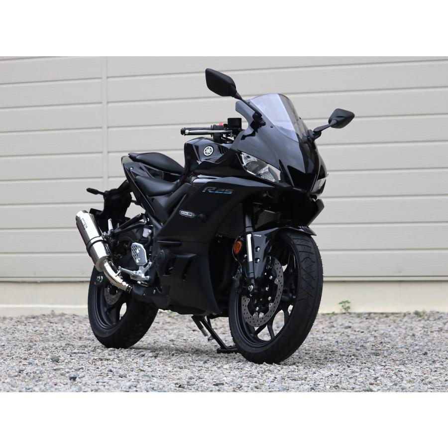 ラウンドサイレンサー ステンレス仕様 WR'S（ダブルアールズ） YZF-R25