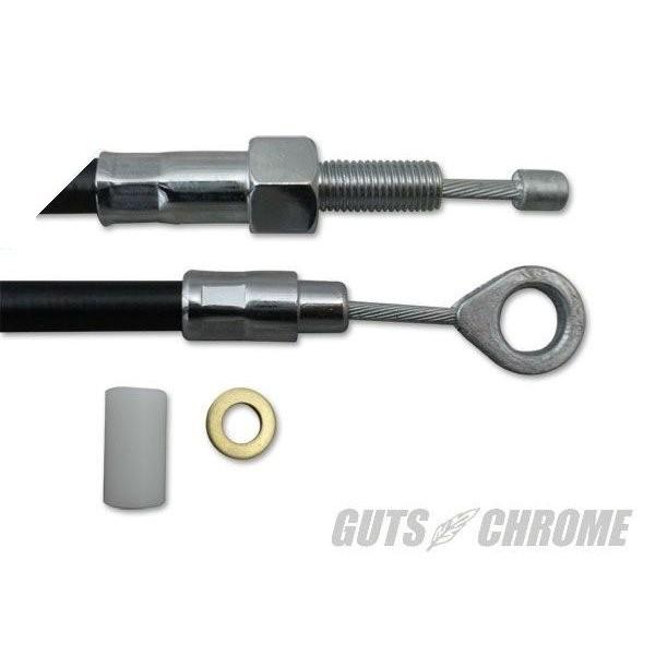 2300-2069 86〜03年XL模範例 クラッチペダル有線テレビ 黒いこと 約143珊 Premium Cable ラバーホース-バイク