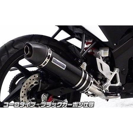 CBR125R（EBJ-JC50） ダイナミックマフラー フルエキゾースト ユーロタイプタイプ ブラックカーボンン ウイルズウィン（WirusWin）