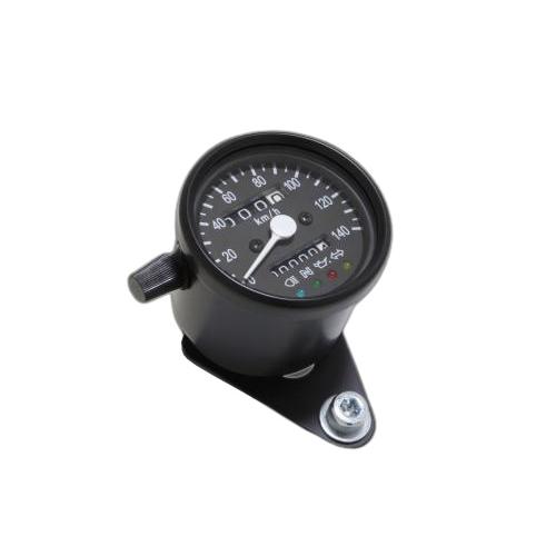 機械式ミニスピードメーター（ブラック）インジケーター内蔵（専用
