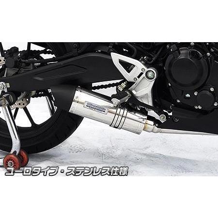Wiruswin CB250R マフラーステンレスユーロタイプフルエキゾースト ダイナミックマフラー ユーロタイプ フルエキゾースト