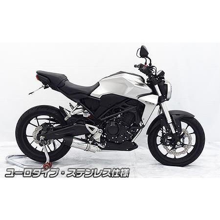 Wiruswin CB250R マフラーステンレスユーロタイプフルエキゾースト ダイナミックマフラー ユーロタイプ フルエキゾースト