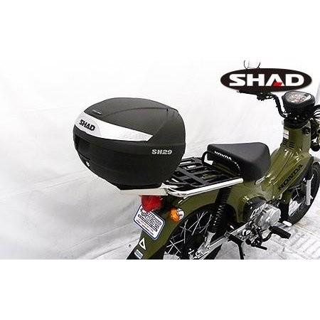 クロスカブ110（2BJ-JA45） SHAD製リアボックス付きダブルリアキャリア
