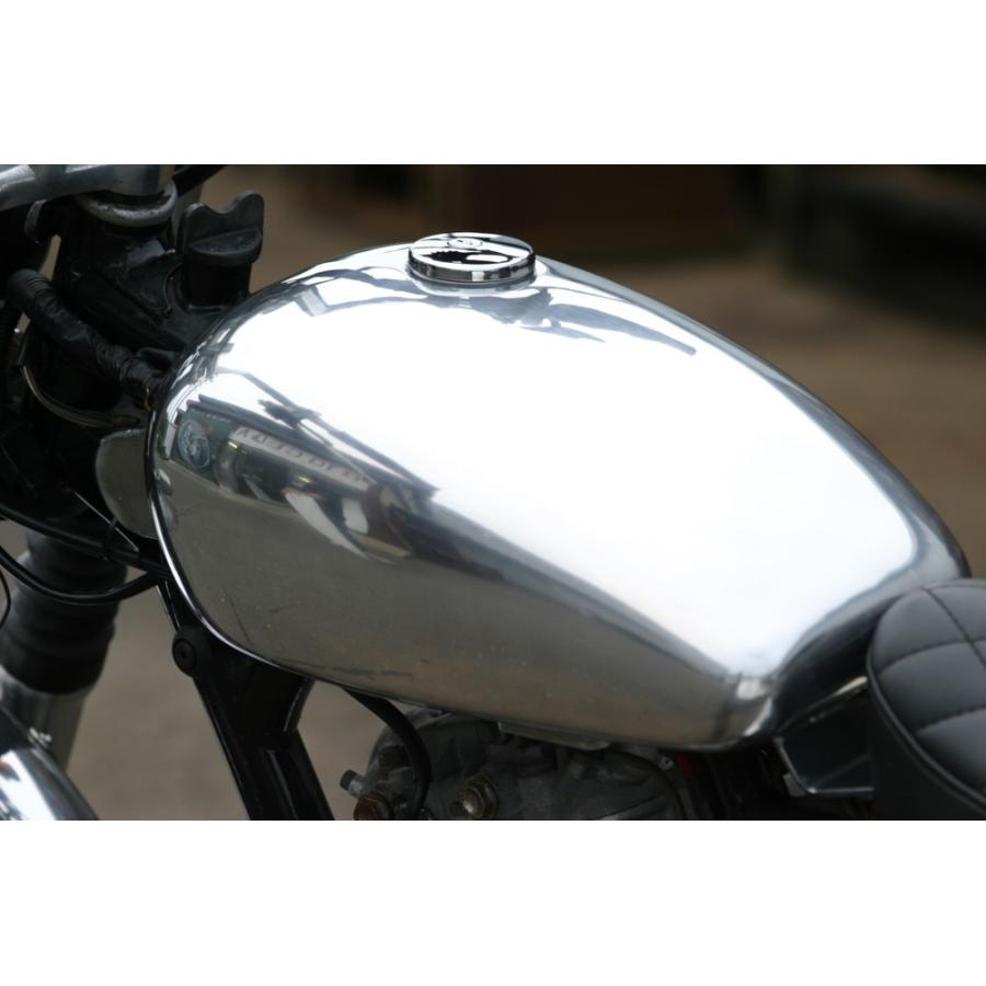 sr400 タンク　キャブ車用 ロングピーナッツアルミタンク BIGCEDAR（ビッグシーダー