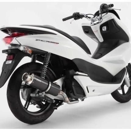 PCX125（後期模範例・eSP発動機） SS300炭素えり巻き SP BEAMS（ビームス） マフラー-フルエキゾースト