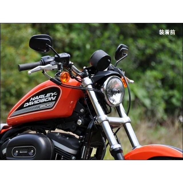 スポーツスターXL883/1200 ヘッドライトローダウンキット CHIC DESIGN