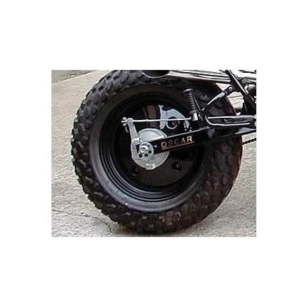 リアホイールキャップ黒ゲル左右セット OSCAR（オスカー） TW200