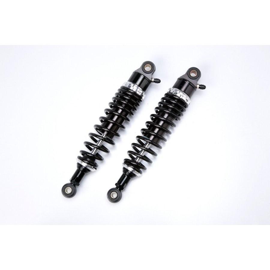 SR400/SR500 ガス封入式ブラック/シルバーリアショック RFY（アールエフワイ）
