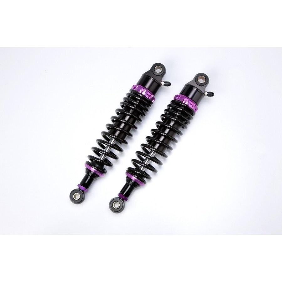 SR400/SR500 ガス封入式ブラック/パープルリアショック RFY（アールエフワイ）