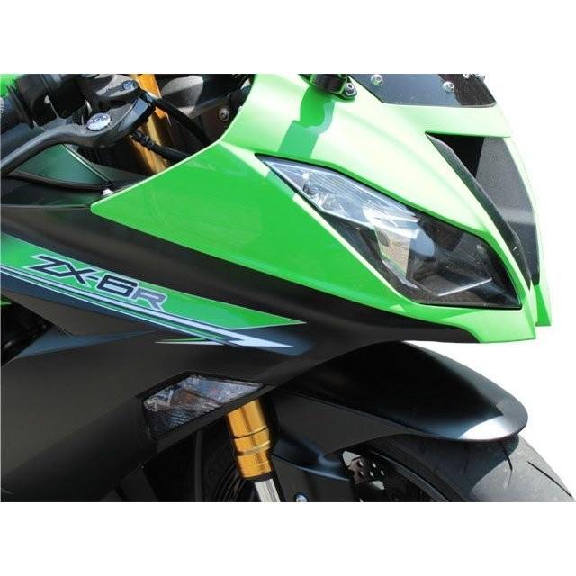 ZX-6R（13〜14年） フロントスモークウインカーレンズセット ポッシュ
