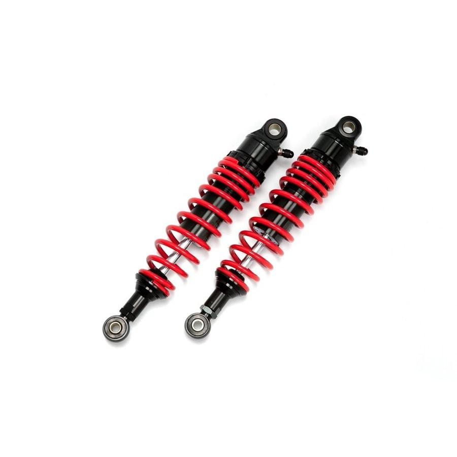 SR400/SR500 ガス封入式レッド/ブラックリアショック RFY（アールエフワイ）