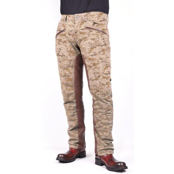 DEGNER（デグナー） DP-32 ストレッチコットンパンツ ベージュカモ L