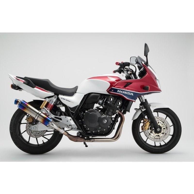 CB400SF・SB（EBL-NC42） R-EVOヒートチタンマフラー スリップオン 