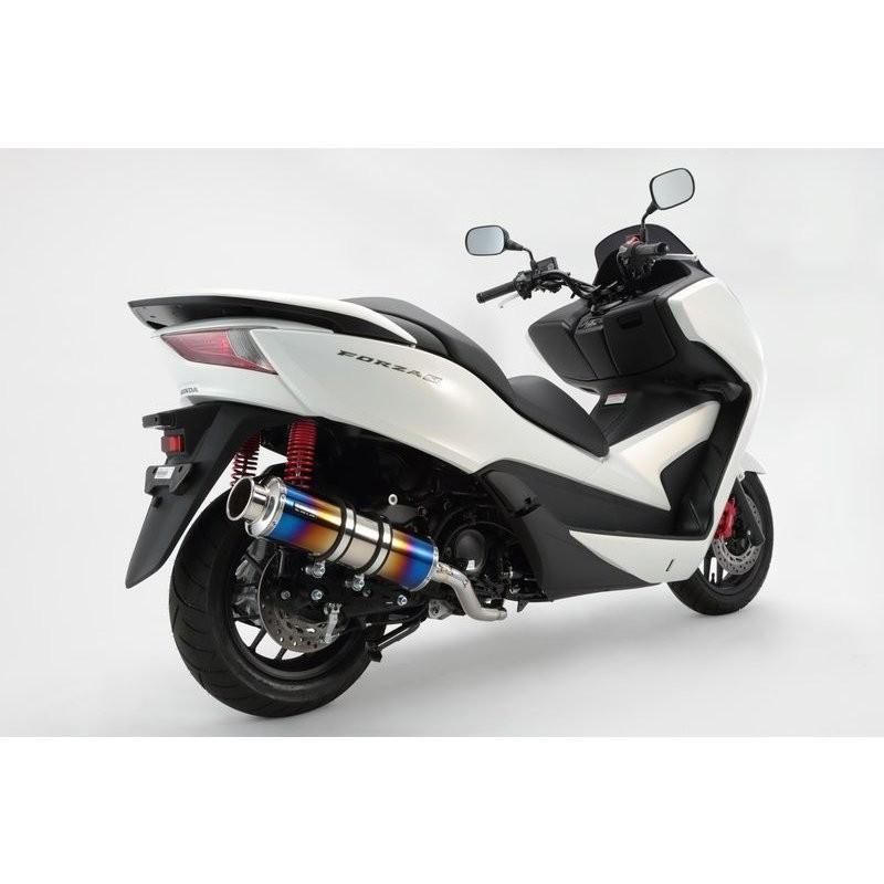 フォルツァSi（FORZA）MF12 SS400ヒートチタンマフラー SP 政府認証