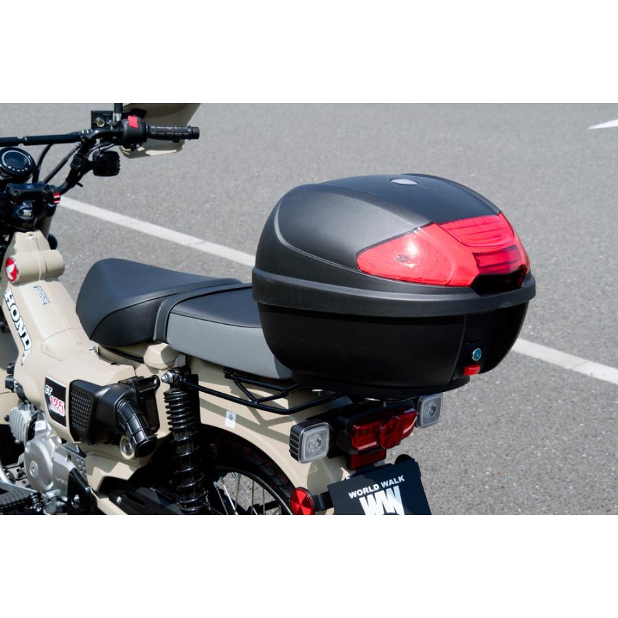 CT125 ハンターカブ用 タンデムシート リアキャリアセット ワールドウォーク ワールドウォーク 1年保証付き キャリアネット付！ ホンダ