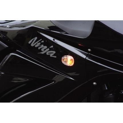 Ninja250R（ニンジャ） LEDカウルウインカーキット 12V5W （2個セット）スモークレンズ KIJIMA（キジマ）｜hamashoparts2｜03