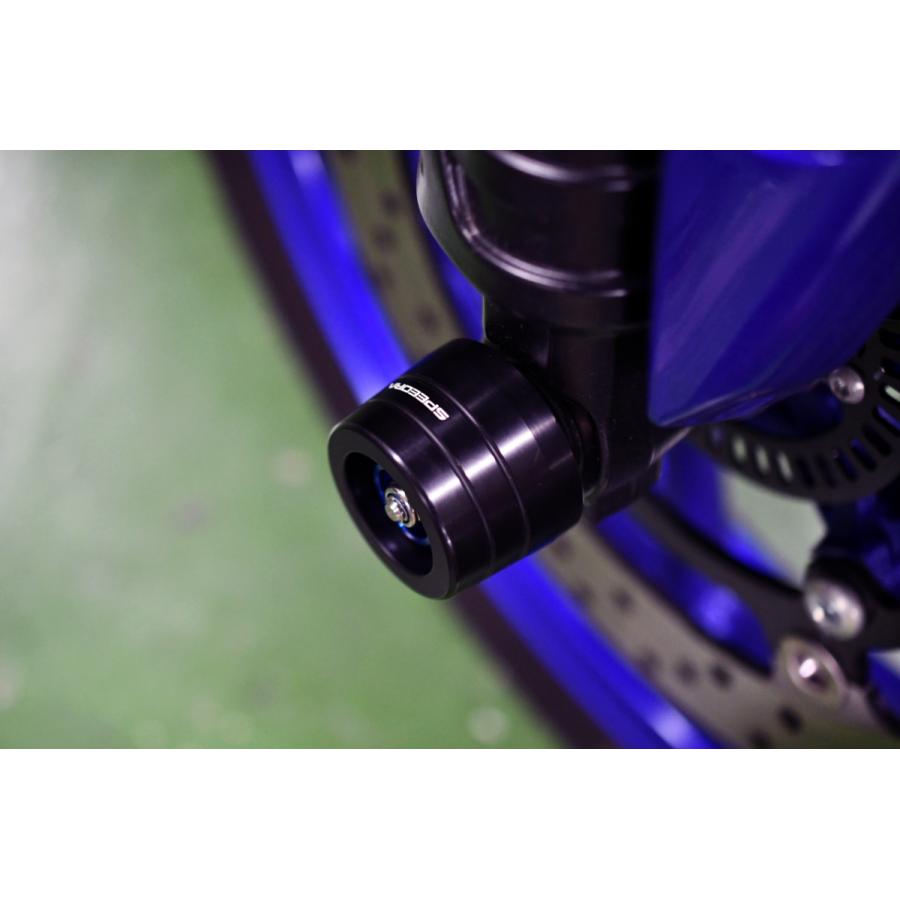 国内在庫 フロントアクスルスライダー ブルー Ssk Speedra スピードラ Yzf R25 19年 Dprd Jatimprov Go Id