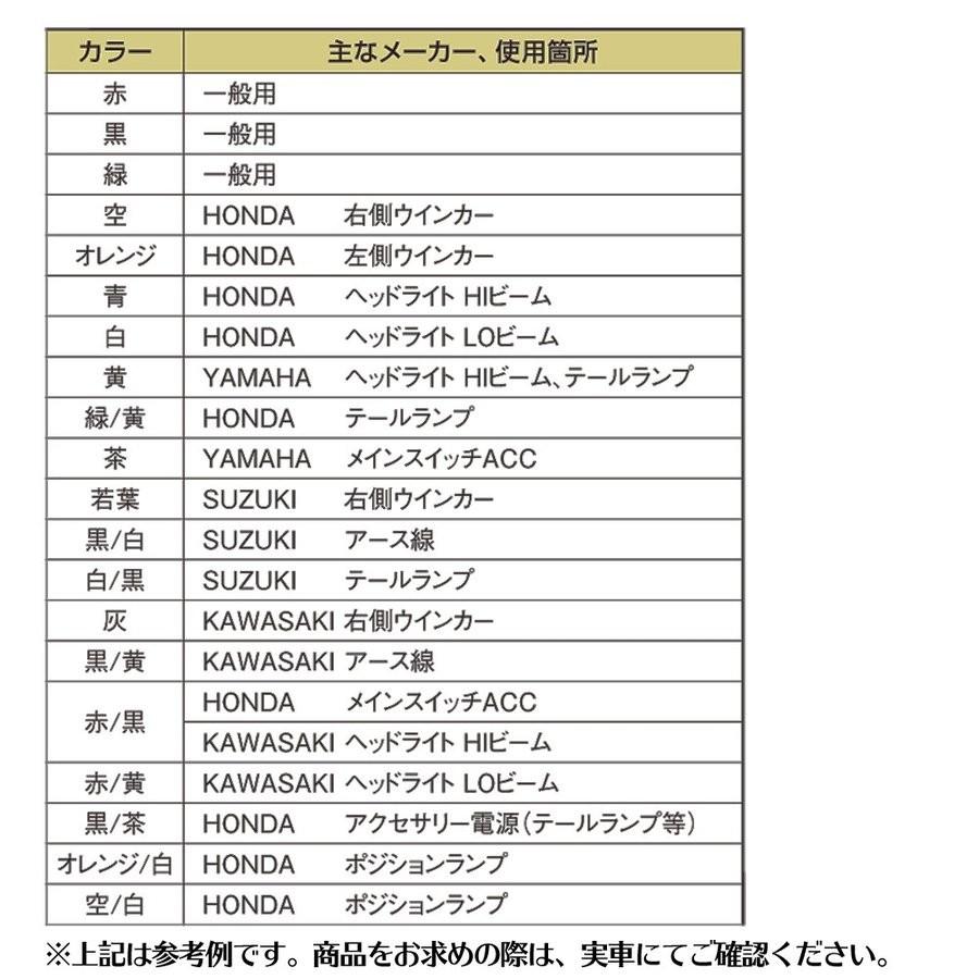 純正色ハーネス AVS0.75（許容電力14A/12V）×2m オレンジ DAYTONA
