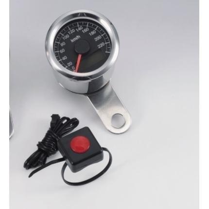 キジマ　電気式スピードメーター 電気式スピードメーター 240km/h LEDパネル 48mm タイプB KIJIMA