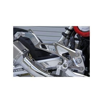 GROM（グロム） バックステップ用マフラーステー ブラック OVER（オーバーレーシング）