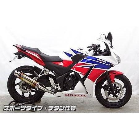CBR250R（14年〜） ダイナミックマフラー スポーツタイプ チタン仕様 ウイルズウィン（WirusWin）の画像