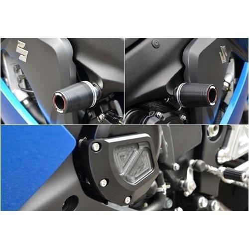 GSX-S1000/F レーシングスライダー3点セット（フレームΦ50（左右）+ジェネレーターB） AGRAS（アグラス）
