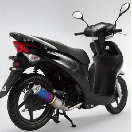 Dio110（ディオ110）JF31 SS300チタンえり巻き SP BEAMS（ビームス） フルエキゾースト-車、バイク、自転車