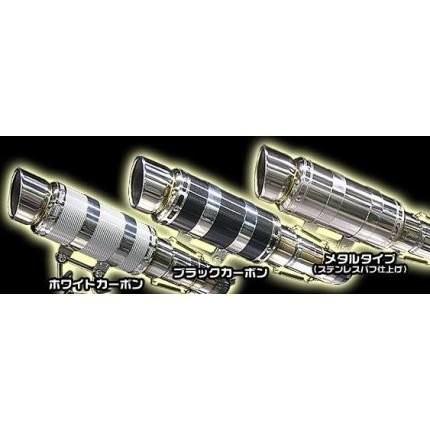グランドマジェスティ400（O2センサー無） HEタイプマフラー RSタイプ ブラックカーボン ASAKURA（浅倉商事）