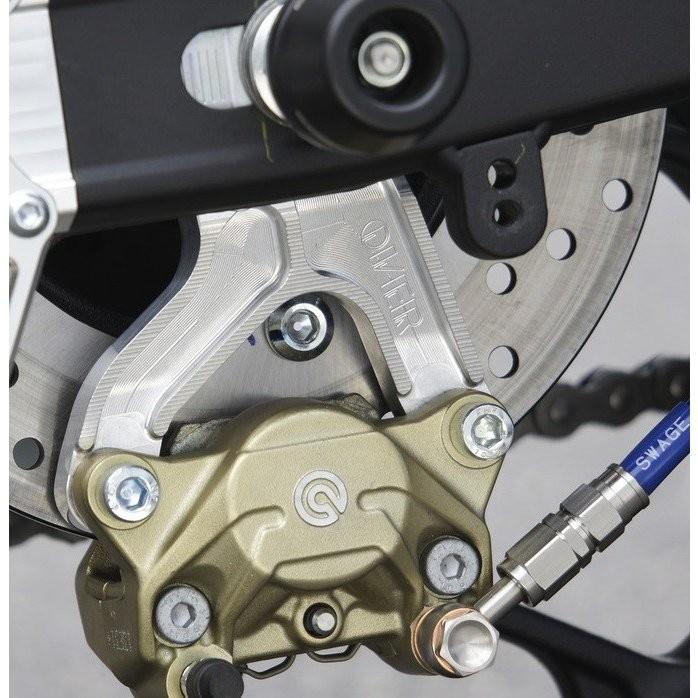 YZF-R25 リアキャリパーサポート ブレンボ2P用 シルバー OVER