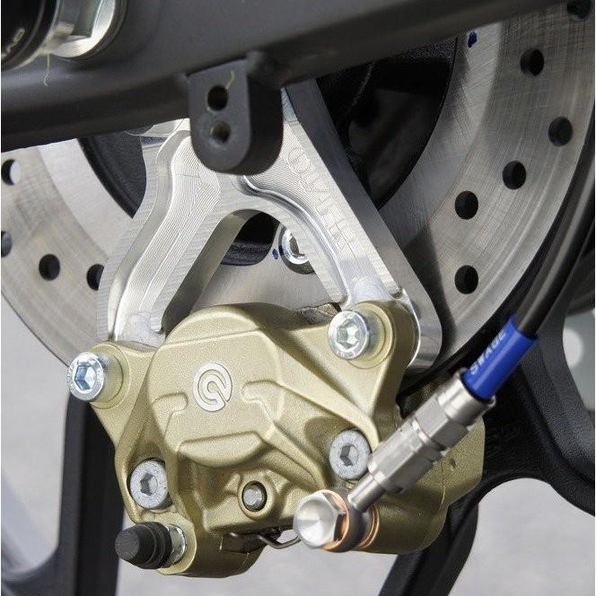 YZF-R25 リアキャリパーサポート ブレンボ2P用 シルバー OVER