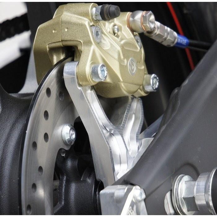 YZF-R25 リアキャリパーサポート ブレンボ2P用 シルバー OVER