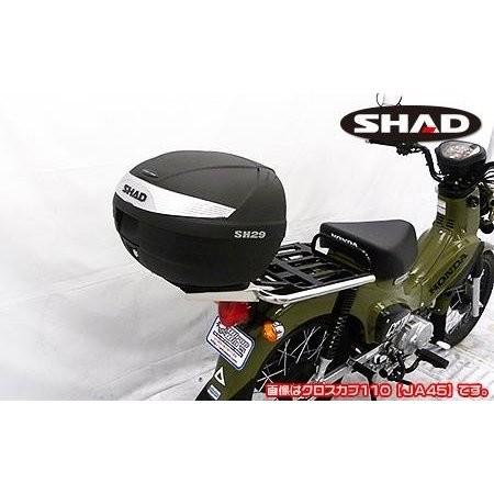 スーパーカブ50 リアキャリアー付き SHAD製リアボックス付きダブルリアキャリア ウイルズウィン（WirusWin