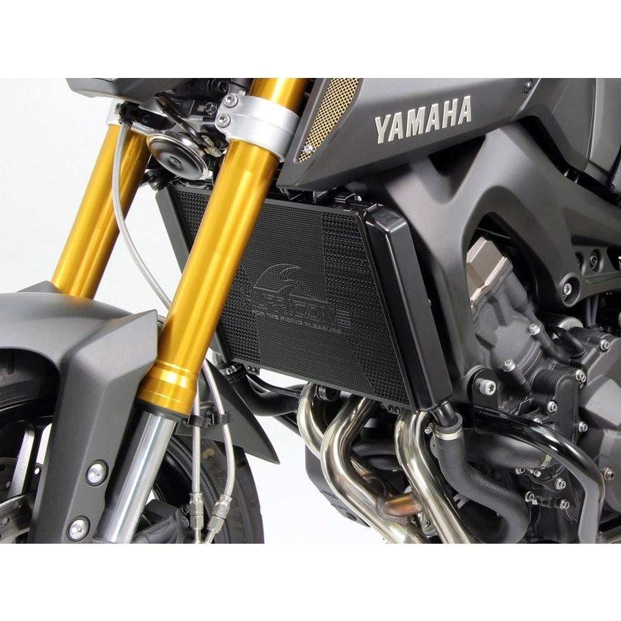 ヴォーグ ヤマハ　MT-09 TRACER900 ラジエターコアガード MT-09 TRACER ラジエターコアガード ブラック HURRICANE（ハリケーン
