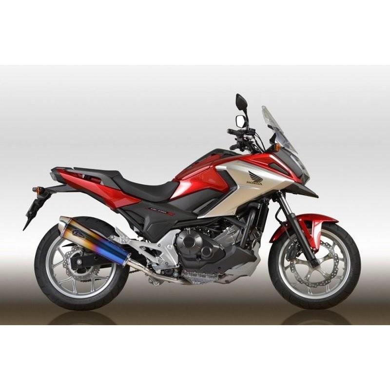 NC750X/DCT Wyvern（ワイバン） Real Spec Type R スリップオンマフラー チタンドラッグブルー r's gear（アールズギア）
