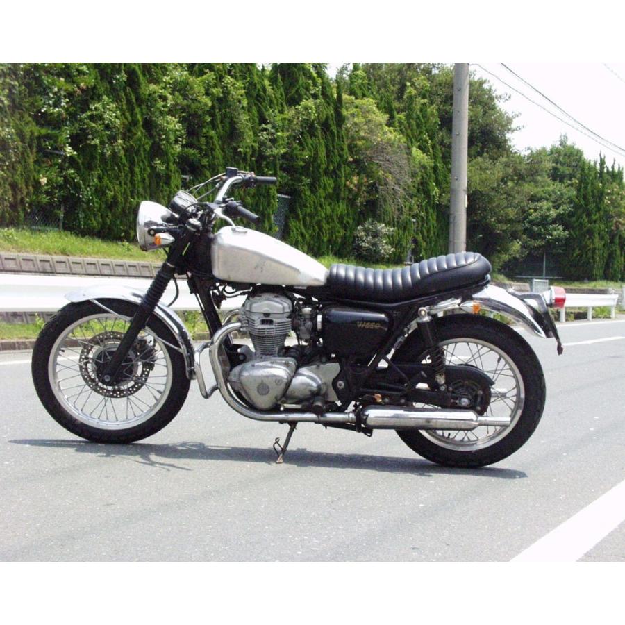 W650 アルミタンク　ビッグシーダー ロングピーナッツアルミタンク BIGCEDAR（ビッグシーダー） W650