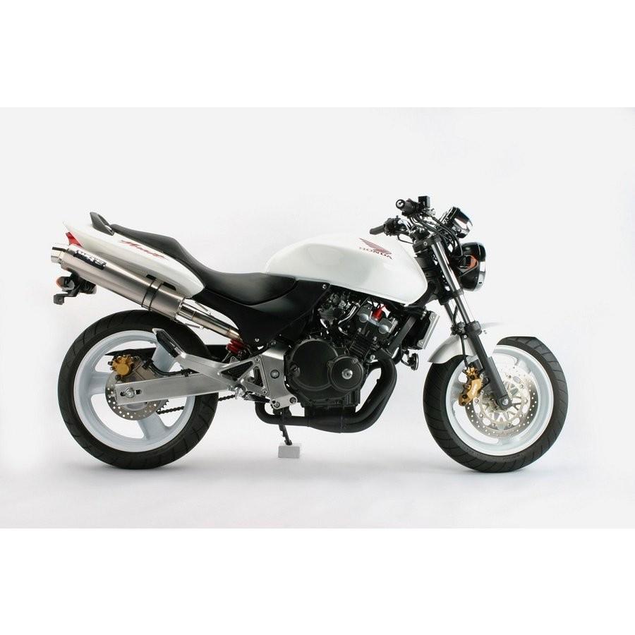ホーネット250（HORNET）BA-MC31 スリップオンマフラー ステンレス/チタンサイレンサー（JMCA認証） WR'S（ダブルアールズ）