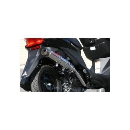 GP-Rスタンダードマフラー3ピースタイプ K2-tec（ケイツーテック） アドレスV125/S（09年〜）（O2センサー対応）の画像