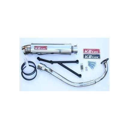 GP-Rスタンダードマフラー3ピースタイプ K2-tec（ケイツーテック） アドレスV125/S（09年〜）（O2センサー対応）の画像