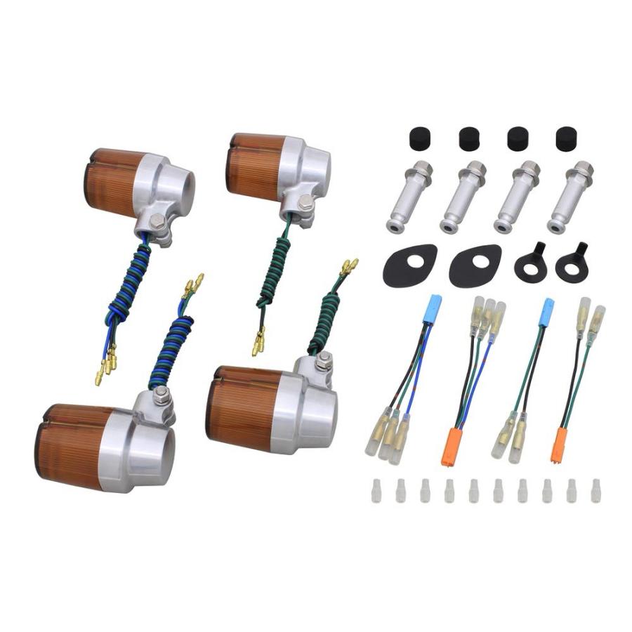 スーパーバイクタイプウインカーセット バフボディ/オレンジレンズ