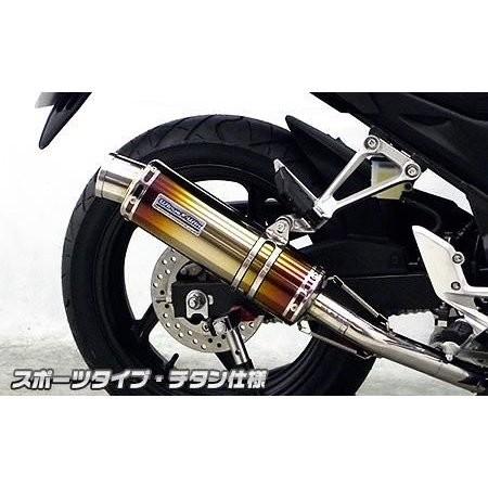 新品最安価格 Cb250f 14年 ダイナミックマフラースポーツタイプチタン仕様ウイルズウィン Wiruswin 完成品