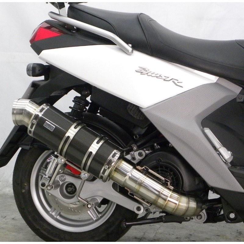 ビーウィズR（BW'S R125）15年〜 プレミアムマフラー ブラックカーボン仕様 ウイルズウィン（WirusWin）