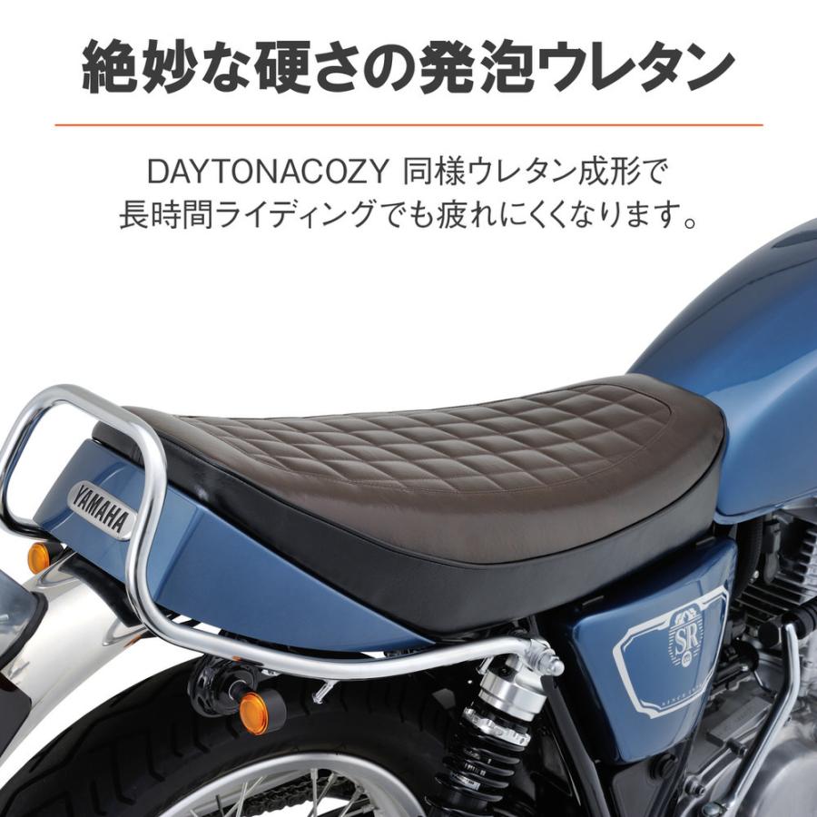 DAYTONA デイトナ SR400 ノスタルジックシート ブラック デイトナ ノスタルジック シート ブラック ヤマハ SR400/500