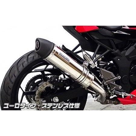 Ninja250SL（ニンジャ250SL） スリップオンマフラー ユーロタイプ ステンレス ウイルズウィン（WirusWin）の画像