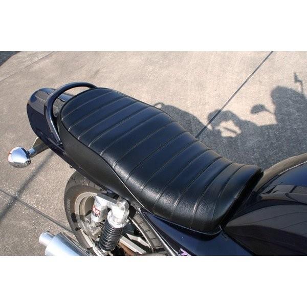 ゼファー750 カスタムシート ゼファー750 カスタムシート ロール・ブラック 25mmダウン WORKS