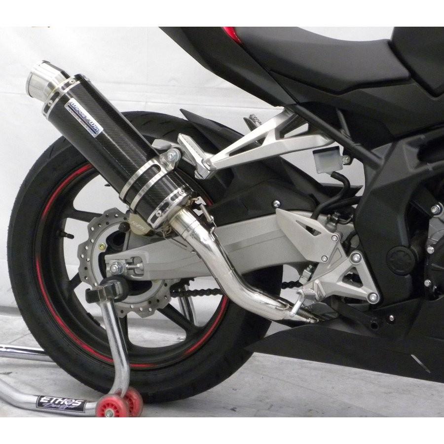 ダイナミックマフラー スポーツタイプ カーボン仕様 フルエキゾースト ウイルズウィン（WirusWin） CBR250RR（2BK-MC51）