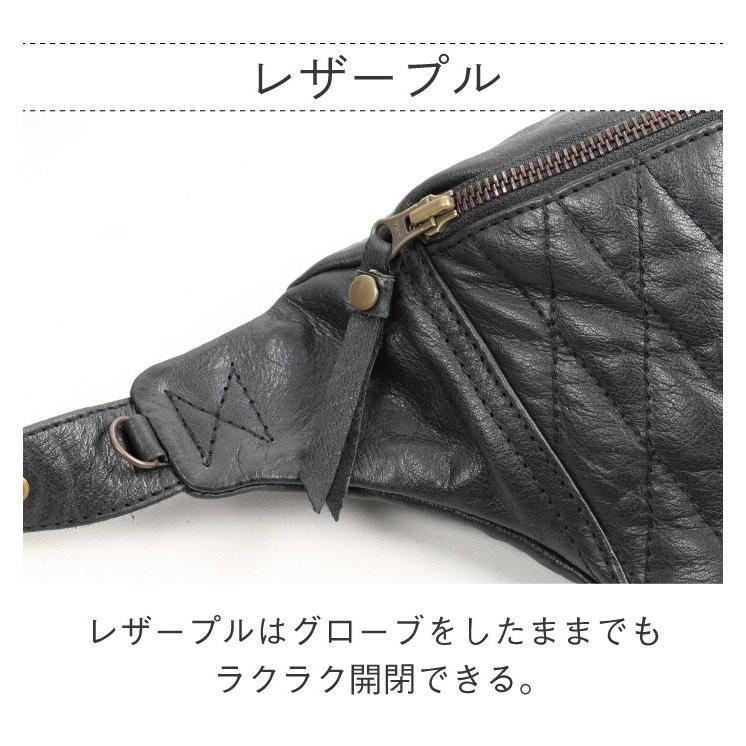 W-94A レザーボディバッグ ブラウン DEGNER（デグナー） : バイク