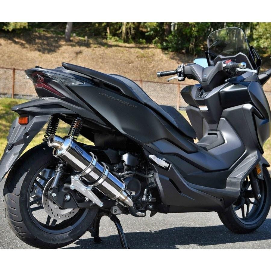 フォルツァ（MF13） R-EVO マフラー SMB（スーパーメタルブラック