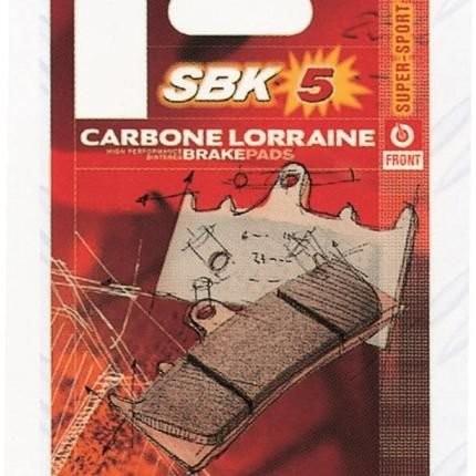 SBK5＋スーパースポーツ用 フロントブレーキパッド カーボンロレーヌ（CARBONE LORRAINE） BMW K1200S(Brembo Cal.) 年式：05-